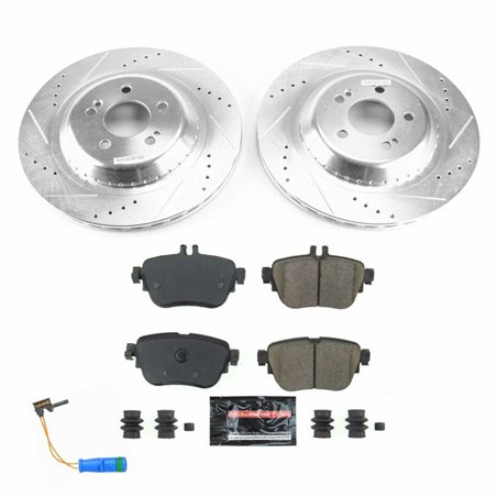 Power Stop 17-18 Mercedes-Benz E300 Rear Z23 Evolution Sport Brake Kit