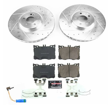 Power Stop 2018 Mercedes-Benz C43 AMG Front Z23 Evolution Sport Brake Kit