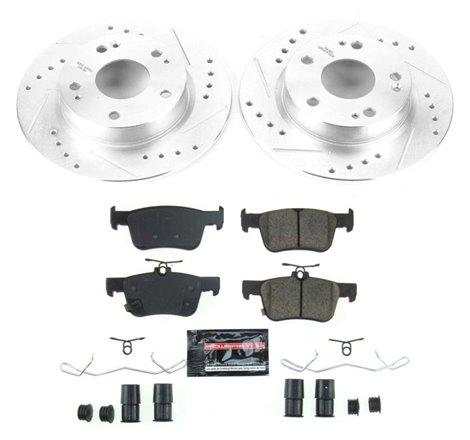 Power Stop 2019 Honda Insight Rear Z23 Evolution Sport Brake Kit