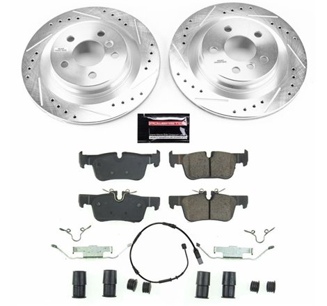 Power Stop 16-19 BMW X1 Rear Z23 Evolution Sport Brake Kit