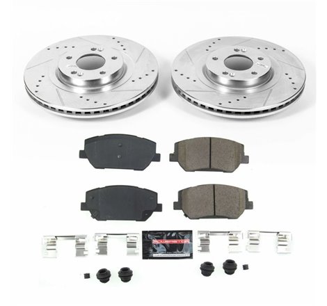 Power Stop 2019 Hyundai Santa Fe Front Z23 Evolution Sport Brake Kit