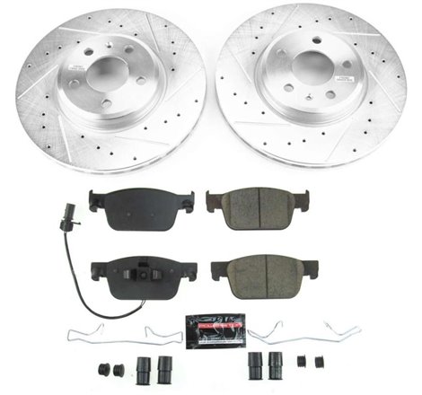 Power Stop 17-19 Audi A4 Front Z23 Evolution Sport Brake Kit