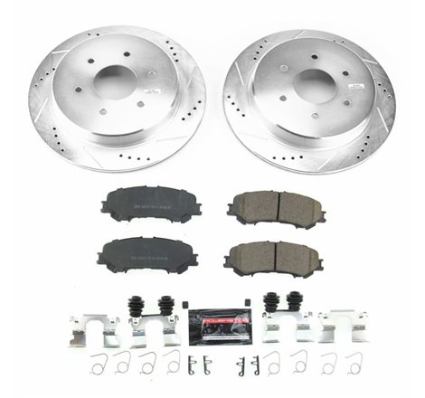 Power Stop 17-18 Nissan Titan Rear Z23 Evolution Sport Brake Kit