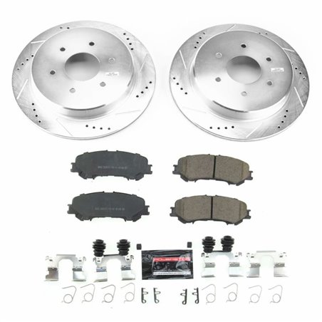 Power Stop 17-18 Nissan Titan Rear Z23 Evolution Sport Brake Kit