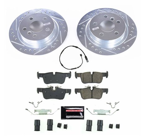 Power Stop 16-18 Mini Cooper Clubman Rear Z23 Evolution Sport Brake Kit