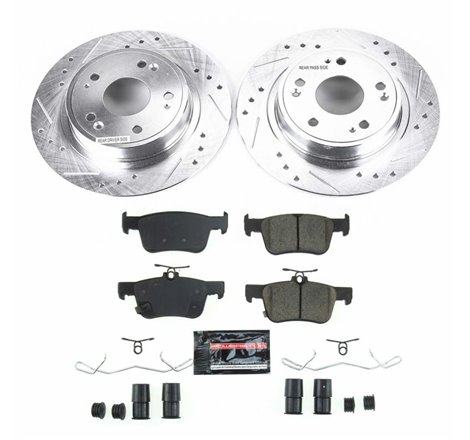 Power Stop 18-19 Honda Accord Rear Z23 Evolution Sport Brake Kit