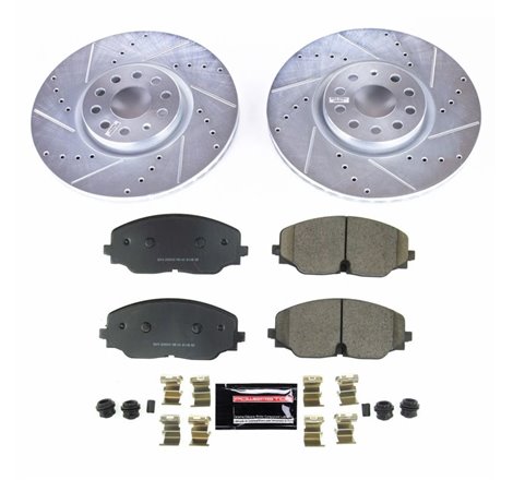 Power Stop 2018 Volkswagen Atlas Front Z23 Evolution Sport Brake Kit