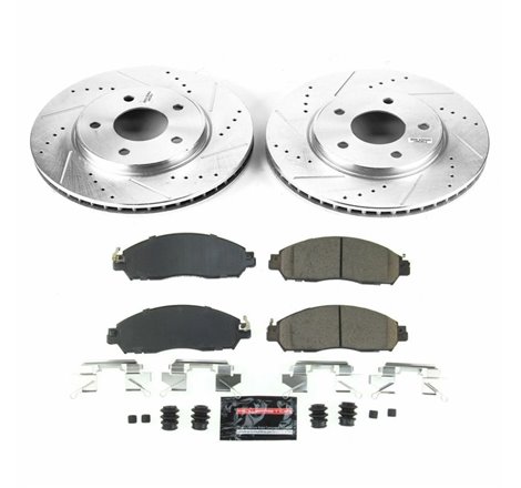 Power Stop 18-19 Nissan Leaf Front Z23 Evolution Sport Brake Kit