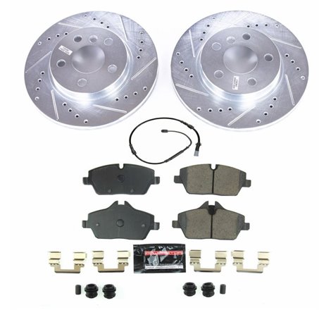 Power Stop 14-19 BMW i3 Front Z23 Evolution Sport Brake Kit