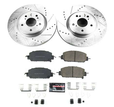 Power Stop 17-18 Honda CR-V Front Z23 Evolution Sport Brake Kit