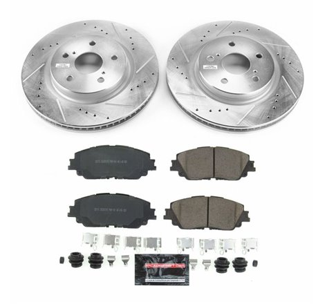 Power Stop 2019 Toyota Avalon Front Z23 Evolution Sport Brake Kit