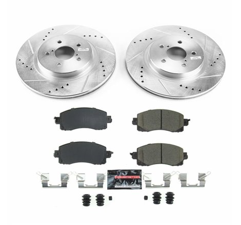 Power Stop 18-19 Subaru Crosstrek Front Z23 Evolution Sport Brake Kit