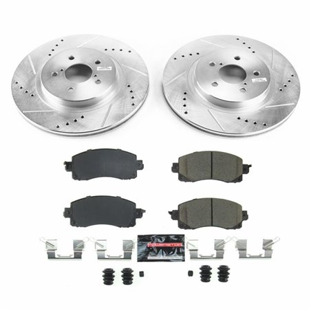 Power Stop 18-19 Subaru Crosstrek Front Z23 Evolution Sport Brake Kit