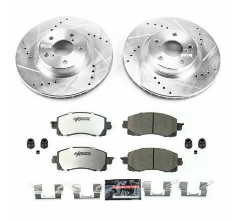 Power Stop 17-19 Subaru Impreza Front Z26 Street Warrior Brake Kit