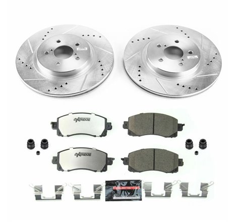 Power Stop 18-19 Subaru Crosstrek Front Z26 Street Warrior Brake Kit