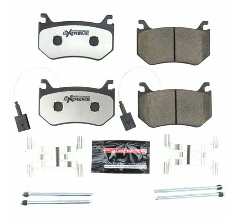 Power Stop 17-18 Alfa Romeo Giulia Rear Z26 Extreme Street Brake Pads w/Hardware