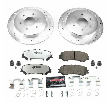 Power Stop 17-19 Nissan Titan Rear Z36 Truck & Tow Brake Kit