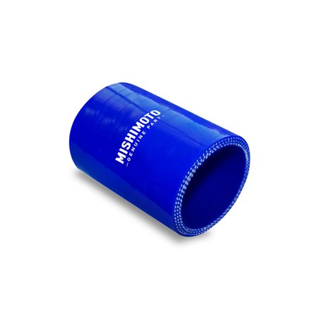 Mishimoto 3.5 Inch Straight Coupler - Blue