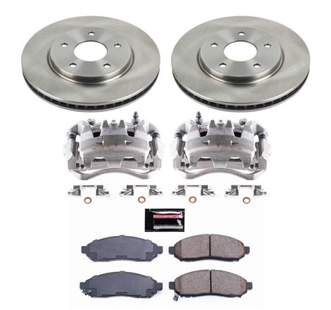 Power Stop 15-17 Chevrolet City Express Front Autospecialty Brake Kit w/Calipers