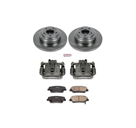 Power Stop 10-16 Hyundai Genesis Coupe Rear Autospecialty Brake Kit w/Calipers