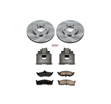 Power Stop 1996 Chrysler Town and Country Front Autospecialty Brake Kit w/Calipers