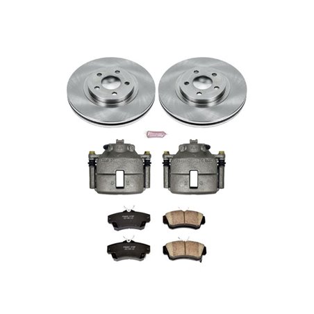 Power Stop 01-10 Chrysler PT Cruiser Front Autospecialty Brake Kit w/Calipers