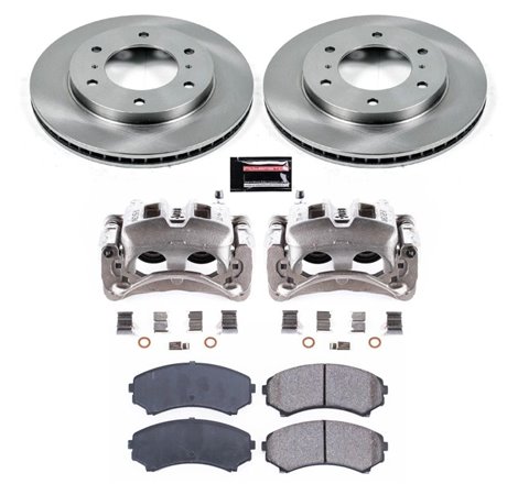 Power Stop 01-06 Mitsubishi Montero Front Autospecialty Brake Kit w/Calipers