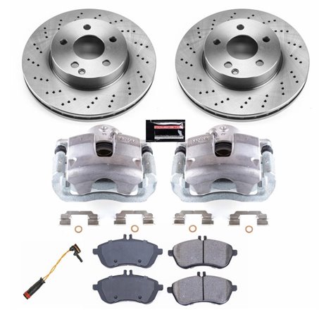 Power Stop 12-16 Mercedes-Benz C250 Front Autospecialty Brake Kit w/Calipers