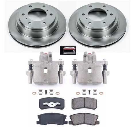 Power Stop 01-06 Mitsubishi Montero Rear Autospecialty Brake Kit w/Calipers