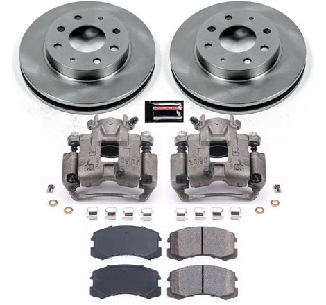 Power Stop 02-07 Mitsubishi Lancer Front Autospecialty Brake Kit w/Calipers