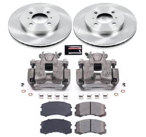 Power Stop 02-07 Mitsubishi Lancer Front Autospecialty Brake Kit w/Calipers