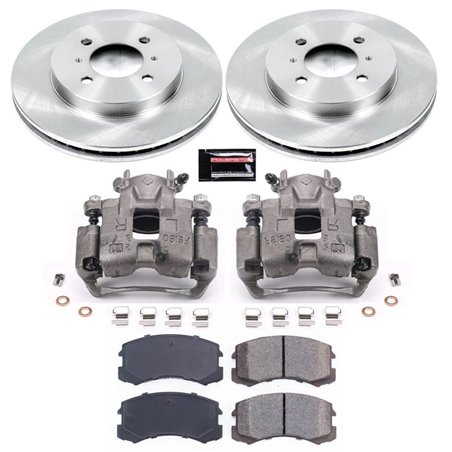 Power Stop 02-07 Mitsubishi Lancer Front Autospecialty Brake Kit w/Calipers