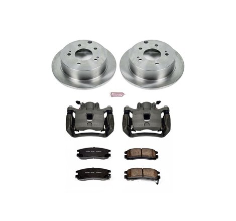 Power Stop 06-12 Mitsubishi Eclipse Rear Autospecialty Brake Kit w/Calipers