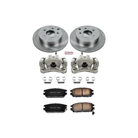 Power Stop 06-12 Mitsubishi Eclipse Rear Autospecialty Brake Kit w/Calipers