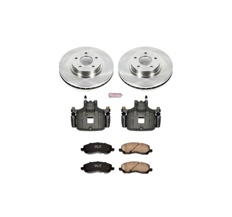 Power Stop 08-16 Mitsubishi Lancer Front Autospecialty Brake Kit w/Calipers