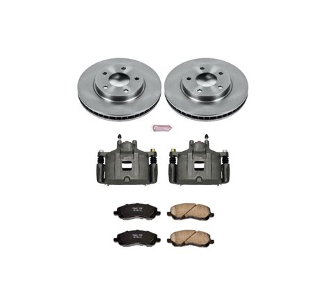 Power Stop 08-17 Mitsubishi Lancer Front Autospecialty Brake Kit w/Calipers