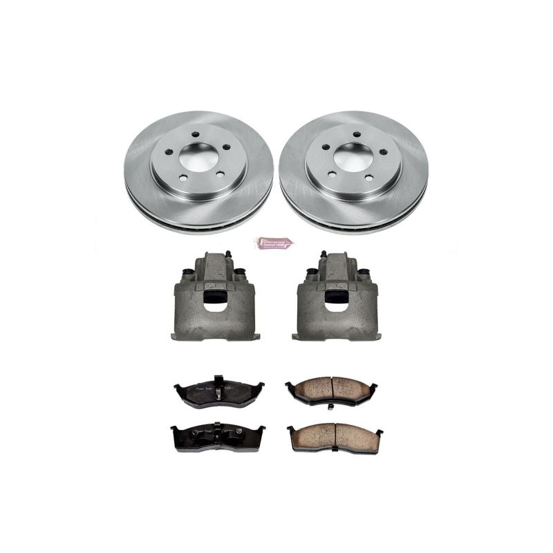 Power Stop 2000 Chrysler Grand Voyager Front Autospecialty Brake Kit w/Calipers