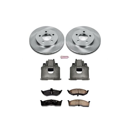 Power Stop 2000 Chrysler Grand Voyager Front Autospecialty Brake Kit w/Calipers