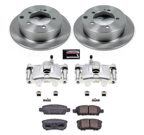 Power Stop 04-06 Mitsubishi Lancer Rear Autospecialty Brake Kit w/Calipers