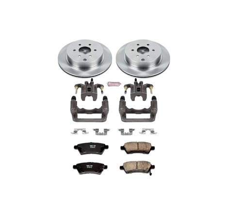 Power Stop 05-12 Nissan Pathfinder Rear Autospecialty Brake Kit w/Calipers