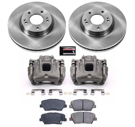 Power Stop 10-12 Hyundai Santa Fe Front Autospecialty Brake Kit w/Calipers