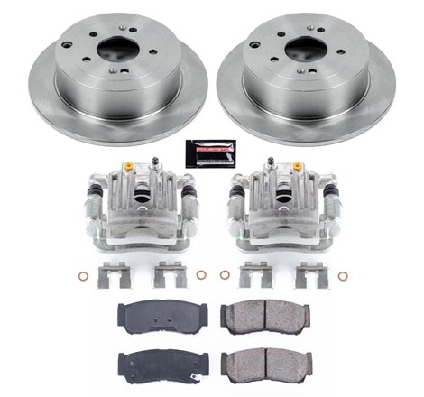 Power Stop 07-09 Hyundai Santa Fe Rear Autospecialty Brake Kit w/Calipers