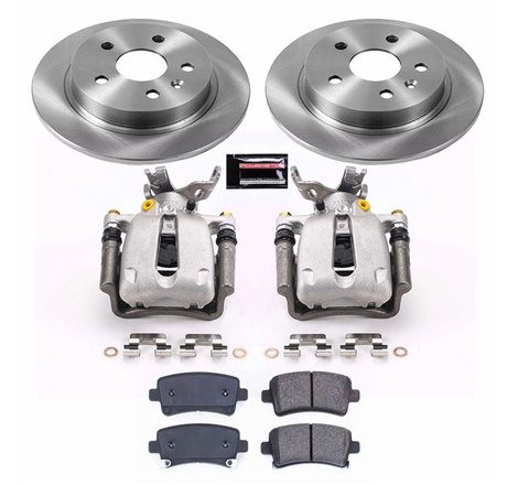 Power Stop 14-15 Chevrolet Malibu Rear Autospecialty Brake Kit w/Calipers