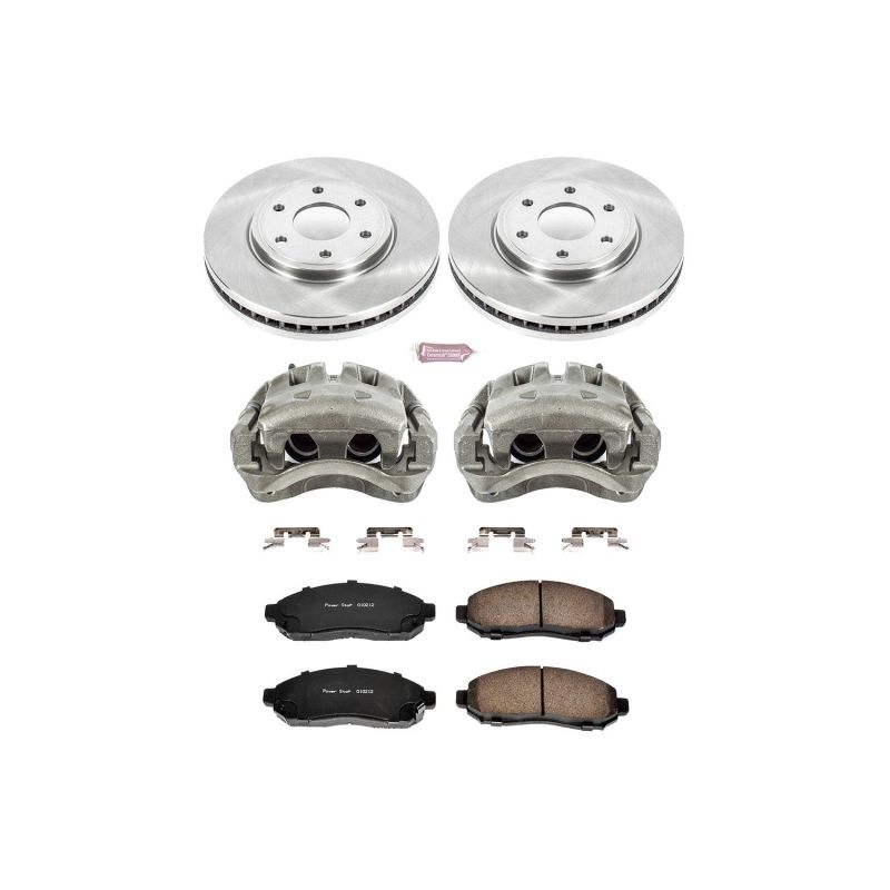 Power Stop 05-18 Nissan Frontier Front Autospecialty Brake Kit w/Calipers