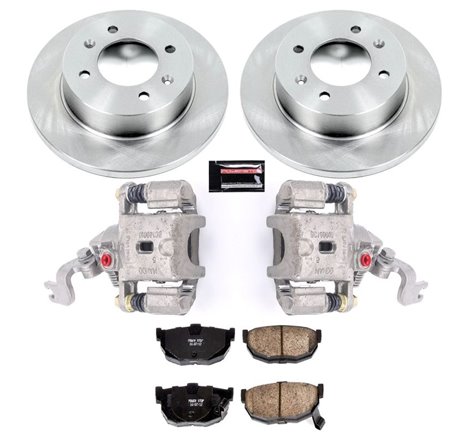 Power Stop 97-00 Hyundai Elantra Rear Autospecialty Brake Kit w/Calipers