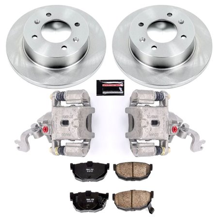 Power Stop 97-00 Hyundai Elantra Rear Autospecialty Brake Kit w/Calipers