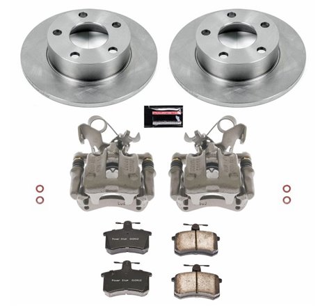 Power Stop 96-01 Audi A4 Quattro Rear Autospecialty Brake Kit w/Calipers