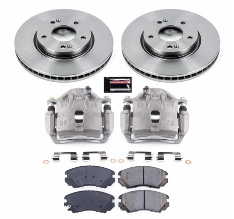 Power Stop 05-09 Hyundai Tucson Front Autospecialty Brake Kit w/Calipers