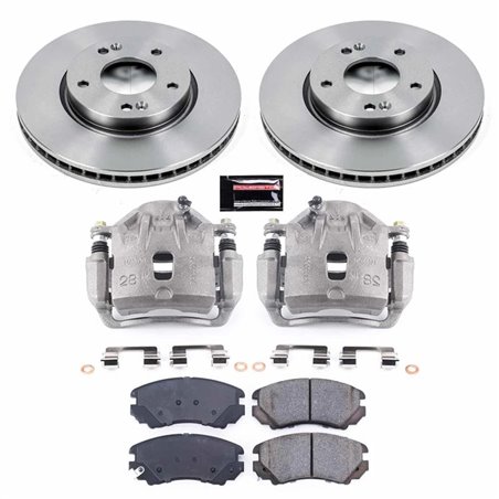 Power Stop 05-09 Hyundai Tucson Front Autospecialty Brake Kit w/Calipers