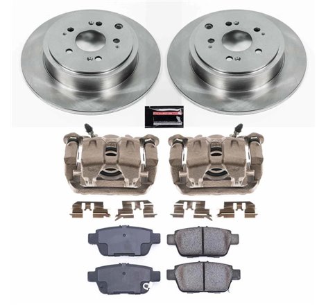 Power Stop 06-14 Honda Ridgeline Rear Autospecialty Brake Kit w/Calipers